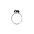 Obsidian | .925 Sterling Silver | Firefly Glass | Infinity Helix Ring